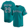 seanshop  Seattle Mariners #29 Cal Raleigh Teal  Alternate Limited Jersey