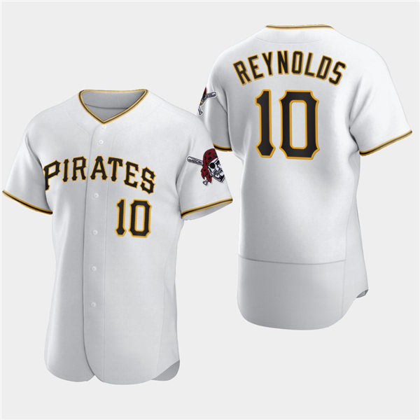 seanshop  Pittsburgh Pirates #10 Bryan Reynolds White  Home Flex Base Jersey
