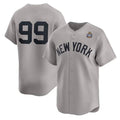 seanshop  New York Yankees #99 Aaron Judge Gray  2024 World Series Limited Stitched Jersey
