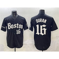 seanshop Boston Red Sox #16 Jarren Duran Black  Gothic Vapor Limited Stitched Jersey