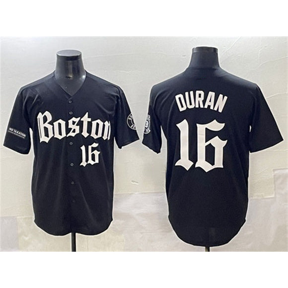 seanshop Boston Red Sox #16 Jarren Duran Black  Gothic Vapor Limited Stitched Jersey