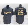 seanshop  Minnesota Twins #25 Byron Buxton Grey  2022 All Star Stitched Cool Base Jersey