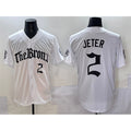 seanshop  New York Yankees #2 Derek Jeter White  'Gothic Legacy Edition' Vapor Premier Limited Stitched Jersey