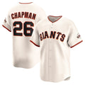 seanshop  San Francisco Giants #26 Matt Chapman Cream  Home Limited Player Jersey