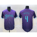 seanshop  Arizona Diamondbacks #4 Ketel Marte Purple  2025 City Connect Limited Stitched Jersey