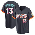 seanshop  San Diego Padres #13 Manny Machado Obsidian  2026 City Connect Stadium Jersey
