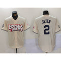 seanshop  New York Yankees #2 Derek Jeter Cream  Limited Stitched Jersey 2