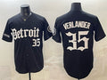 seanshop Detroit Tigers #35 Justin Verlander 2026 Black  'Motor Gothic Edition' Vapor Premier Limited Stitched Jersey