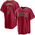 seanshop  Arizona Diamondbacks #7 Corbin Carroll Red  Cool Base Stitched Jersey
