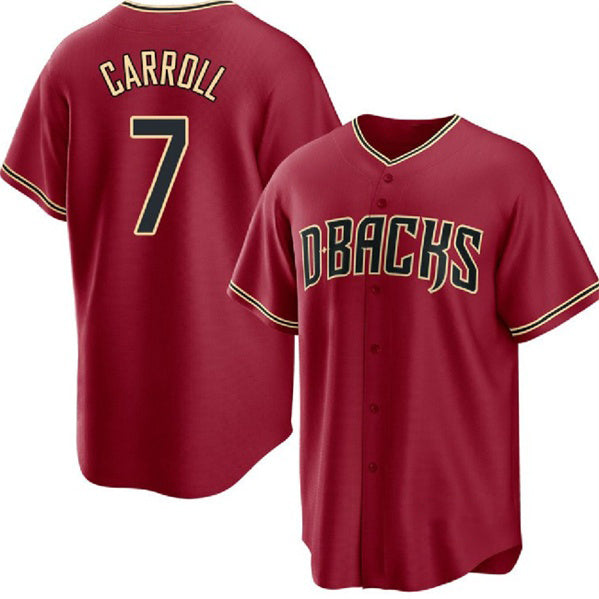 seanshop  Arizona Diamondbacks #7 Corbin Carroll Red  Cool Base Stitched Jersey