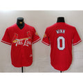 seanshop  St. Louis Cardinals #0 Masyn Winn Red  2024 City Connect Limited Stitched Jersey