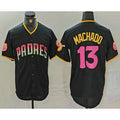 seanshop  San Diego Padres #13 Manny Machado Black  20th Anniversary Cool Base Stitched Jersey