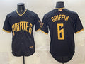 seanshop  Pittsburgh Pirates #6 Konnor Griffin Black  2026 City Connect Stadium Stitched Jersey