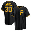 seanshop  Pittsburgh Pirates #30 Paul Skenes Black  Alternate Replica Player Jersey