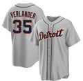 seanshop Detroit Tigers #35 Justin Verlander Gray  2026 Road Stitched Jersey
