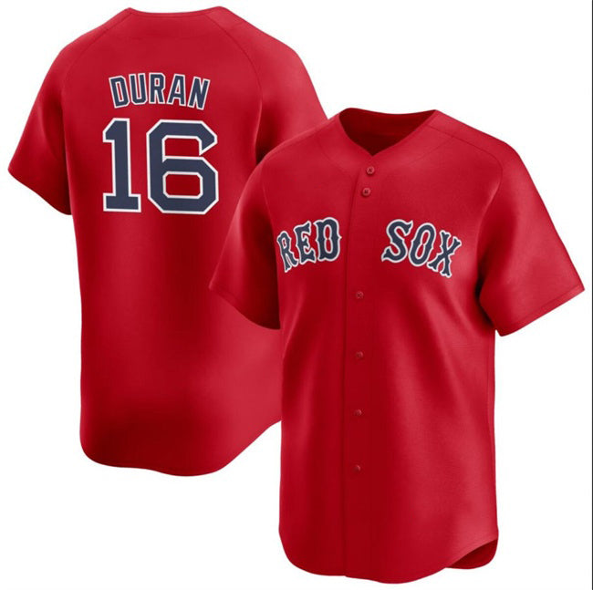 seanshop Boston Red Sox #16 Jarren Duran Red  2024 Alternate Limited Stitched Jersey