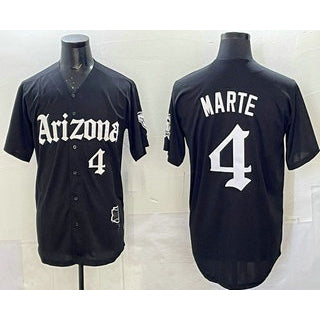seanshop  Arizona Diamondbacks #4 Ketel Marte Black  Vapor Premier Limited Stitched Jersey