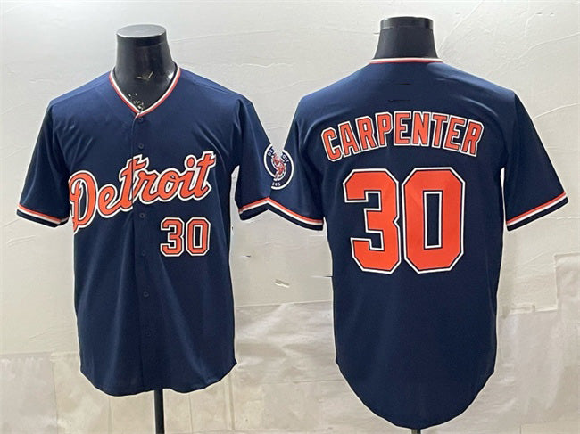 seanshop Detroit Tigers #30 Kerry Carpenter Navy  2026 Alternate Vapor Premier Limited Stitched Jersey