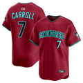 Seanshop A.Diamondbacks #7 Corbin Carroll Player Red Alternate Limited Personalized Stitched Jerseys