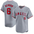 seanshop Los Angeles Angels #6 Anthony Rendon Gray  Away Limited Stitched Jersey
