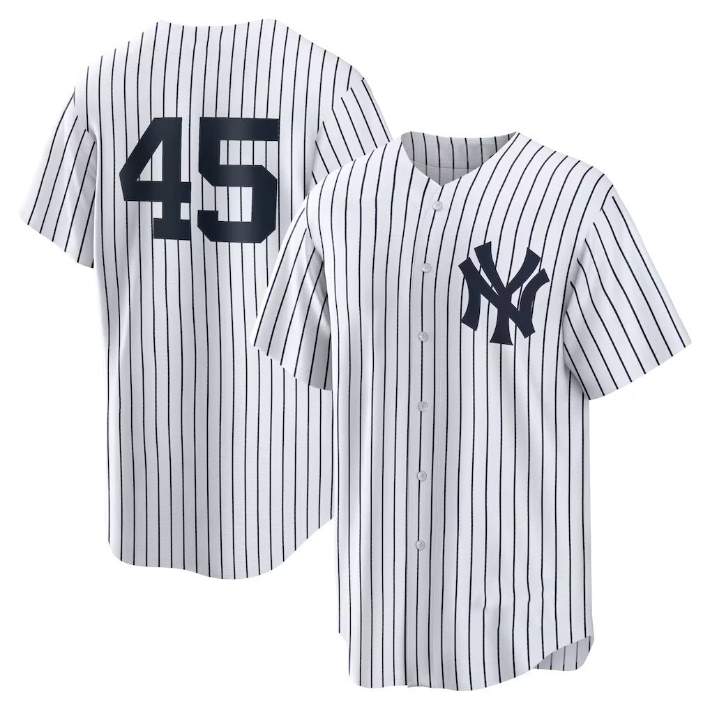 seanshop  New York Yankees #45 Gerrit Cole White  Home Replica Player Name Jersey