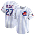 seanshop  Chicago Cubs #27 Seiya Suzuki White  Home Limited Player Jersey