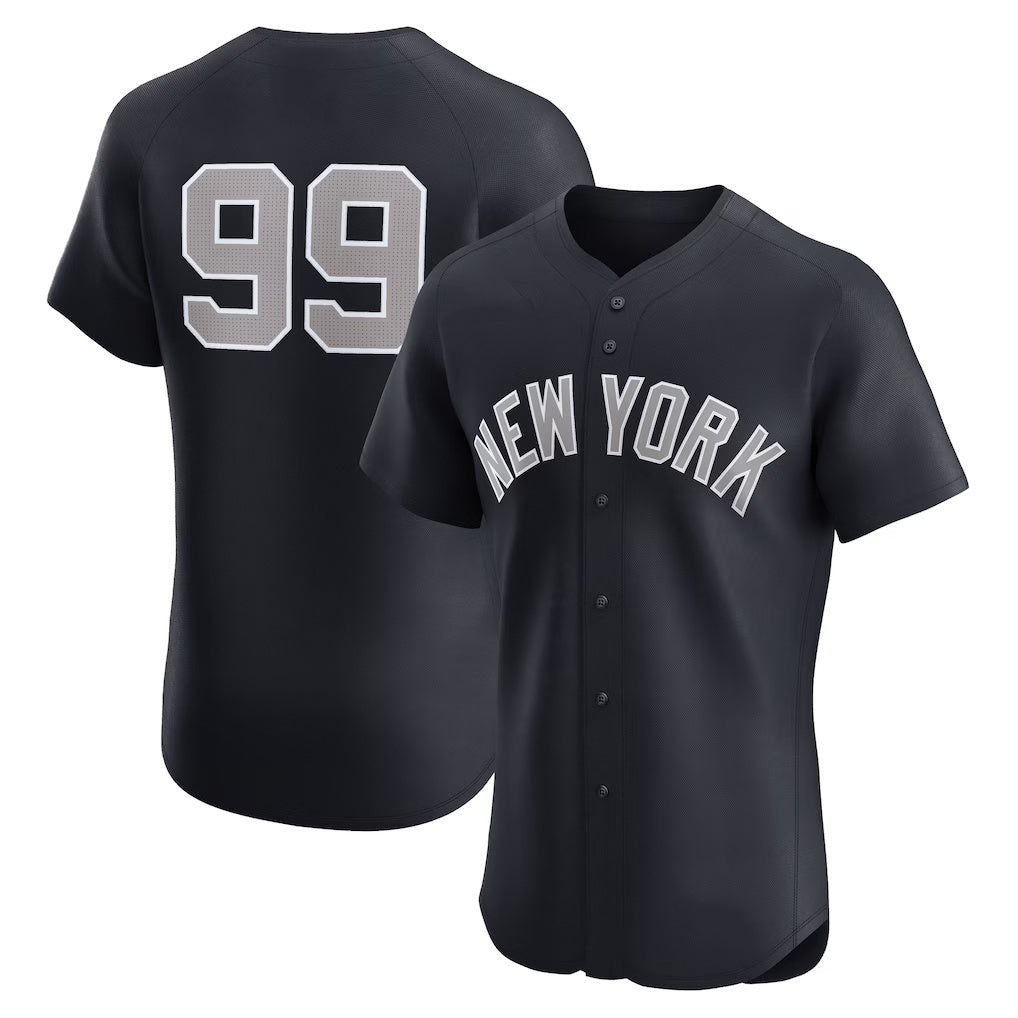 seanshop  New York Yankees #99 Aaron Judge Navy  Alternate 1 Elite Player Jersey