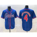 seanshop  Chicago Cubs #4 Pete Crow-Armstrong Royal  Cool Base Stitched Jersey
