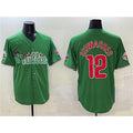 seanshop  Philadelphia Phillies #12 Kyle Schwarber Green  Phanatic Limited Stitched Jersey