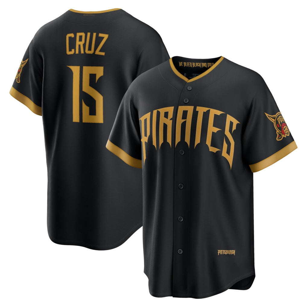 seanshop  Pittsburgh Pirates #15 Oneil Cruz Black  2026 City Connect Stadium Jersey