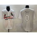 seanshop  St. Louis Cardinals #0 Masyn Winn White  Cool Base Stitched Jersey