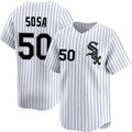 seanshop  Chicago White Sox #50 Lenyn Sosa White  2025 Home Limited Stitched Jersey