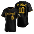 seanshop  Pittsburgh Pirates #10 Bryan Reynolds Black  Alternate 2nd Pittsburgh Flex Base Jersey