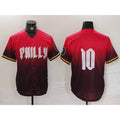 seanshop  Philadelphia Phillies #10 JT Realmuto Red  2024 City Connect Limited Stitched Jersey 2
