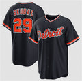 seanshop Detroit Tigers #29 Tarik Skubal Navy  Alternate Stitched Jersey