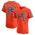 seanshop Baltimore Orioles #35 Adley Rutschman Orange  Alternate 2 Elite Jersey