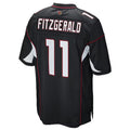 Seanshop A.Cardinals #11 Larry Fitzgerald Player Black Game Stitched Jerseys