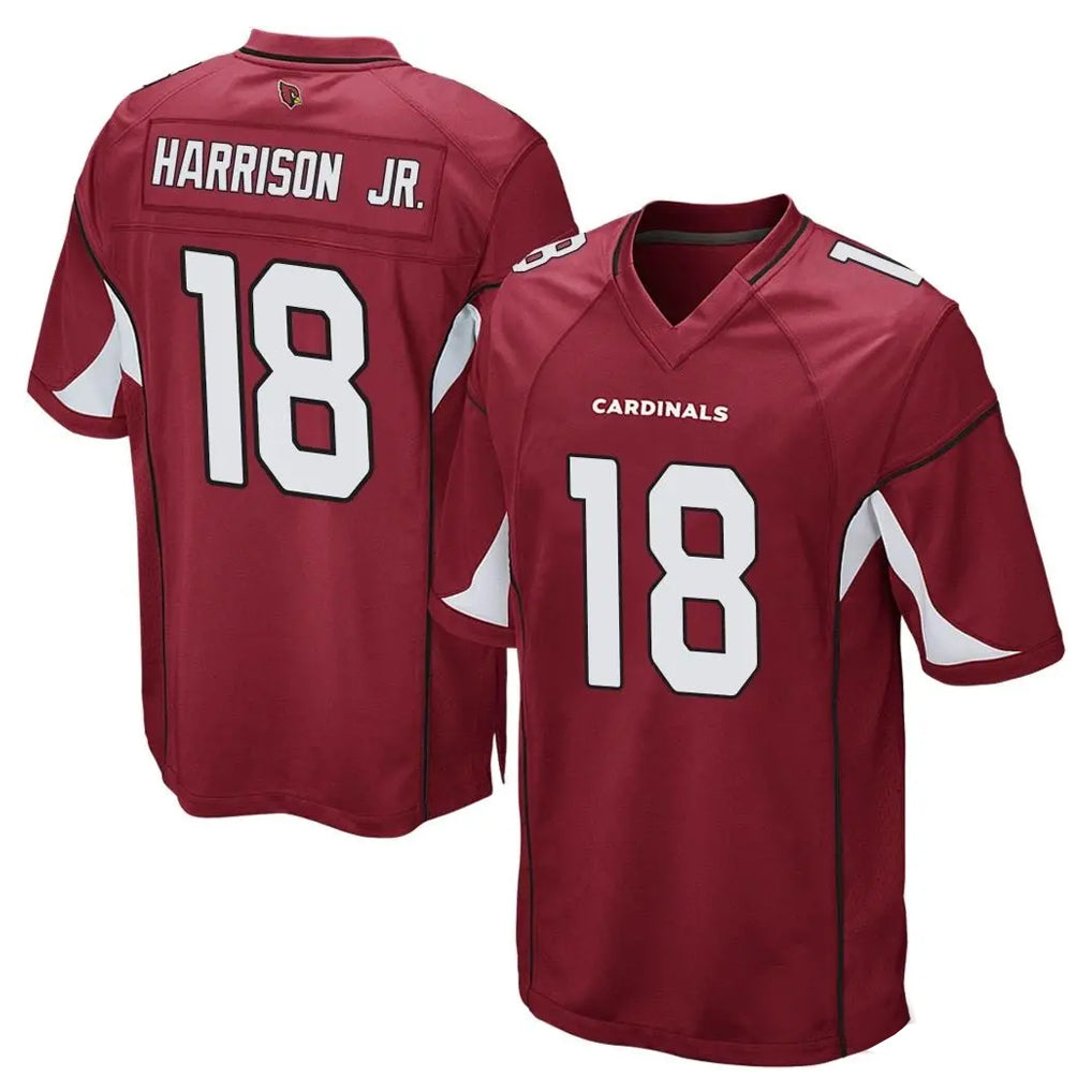 Seanshop A.Cardinals #18 Marvin Harrison Jr. Player Cardinal Home Game Stitched Jerseys