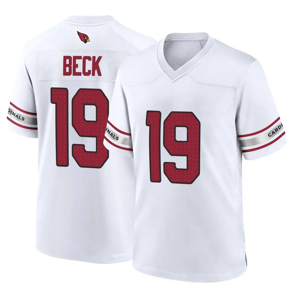 Seanshop A.Cardinals #19 Carson Beck Player White Home Game Stitched Jerseys