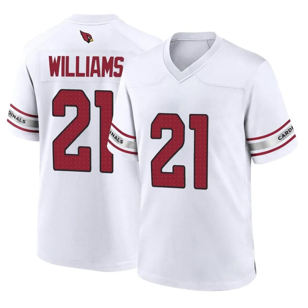 Seanshop A.Cardinals #21 Garrett Williams Player White Home Game Stitched Jerseys