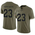 Seanshop A.Cardinals #23 Sean Murphy-Bunting Player Olive Salute To Service Stitched Jerseys