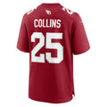 Seanshop A.Cardinals #25 Zaven Collins Cardinal Home Game Jersey