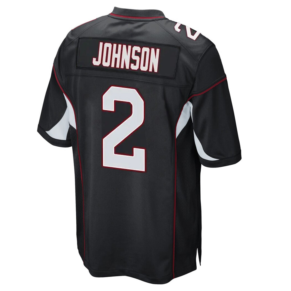 Seanshop A.Cardinals #2 Will Johnson Player Black Home Game Stitched Jerseys