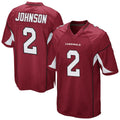 Seanshop A.Cardinals #2 Will Johnson Player Cardinal Home Game Stitched Jerseys