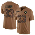 Seanshop A.Cardinals #33 Trey Benson Player Brown Salute To Service Limited Stitched Jerseys