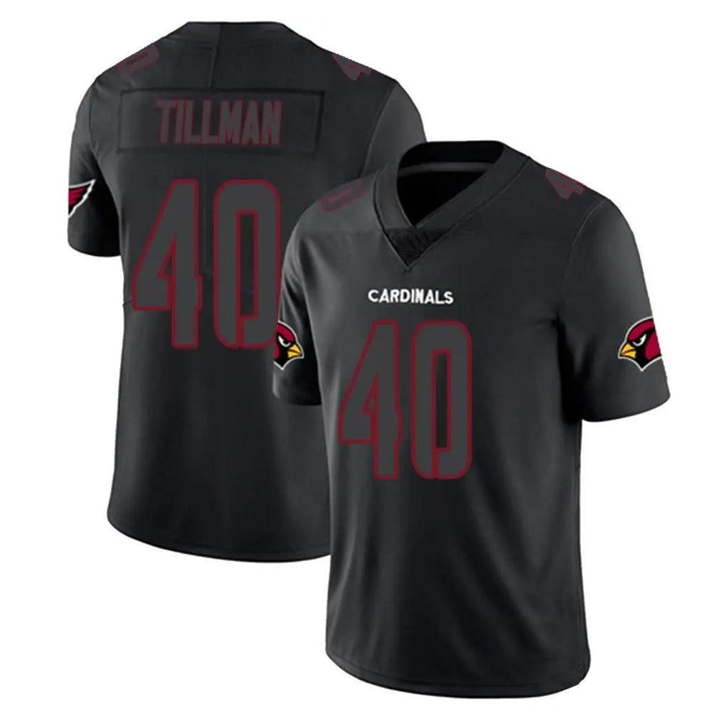 Seanshop A.Cardinals #40 Pat Tillman Player Black Impact Limited Home Game Stitched Jerseys