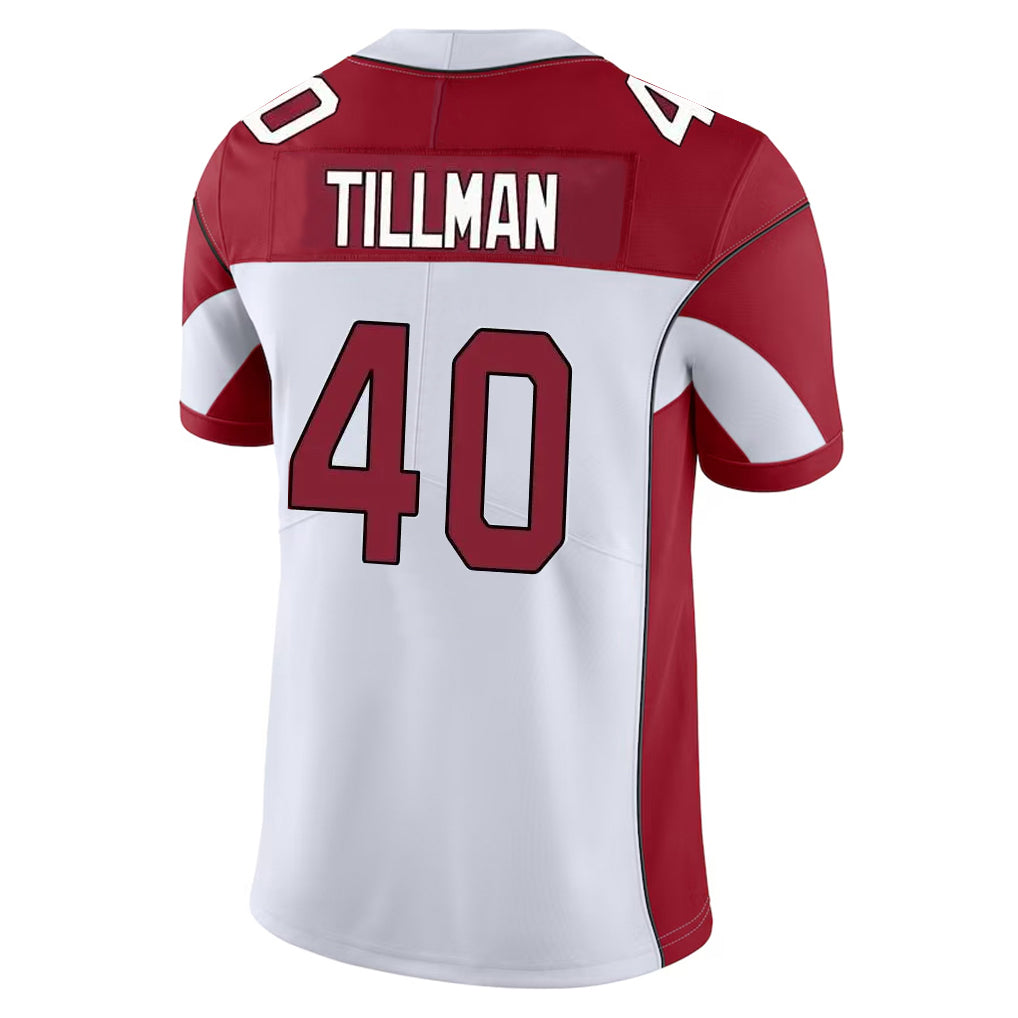 Seanshop A.Cardinals #40 Pat Tillman Player White Vapor Limited Home Game Stitched Jerseys