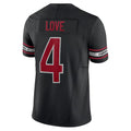 Seanshop A.Cardinals #4 Jeremiyah Love Player Black Vapor F.U.S.E. Limited Home Game Stitched Jerseys