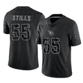 Seanshop A.Cardinals #55 Dante Stills Player Black RFLCTV Limited Home Game Stitched Jerseys