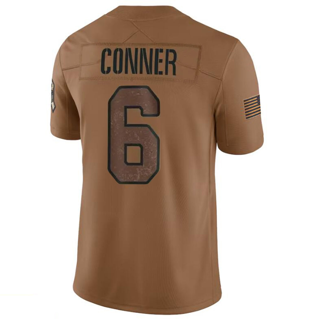 Seanshop A.Cardinals #6 James Conner Player Brown Limited Salute To Service Game Stitched Jerseys